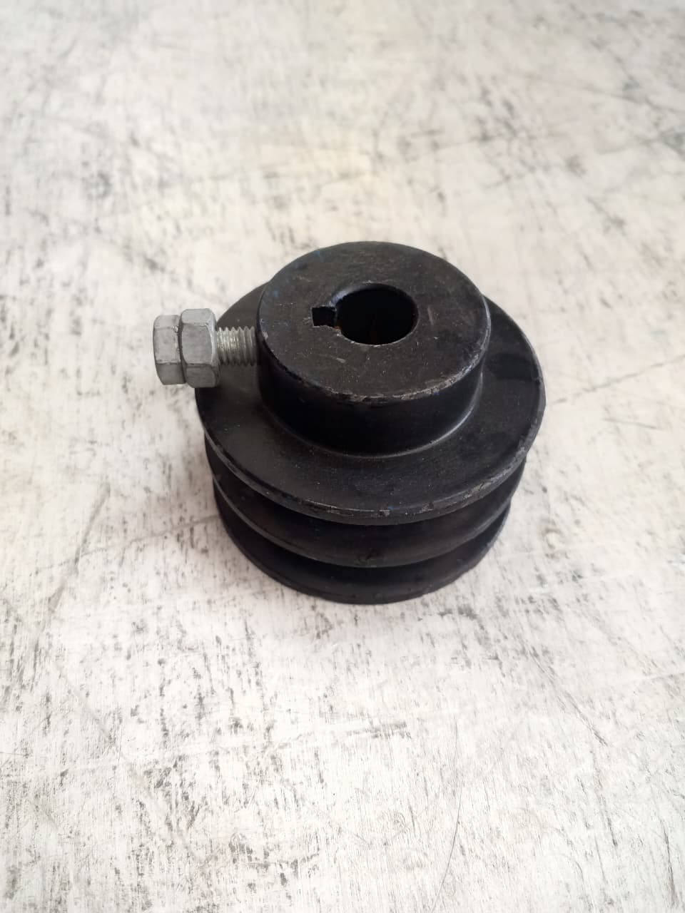 Cast Iron Double-Groove V-Belt Pulley